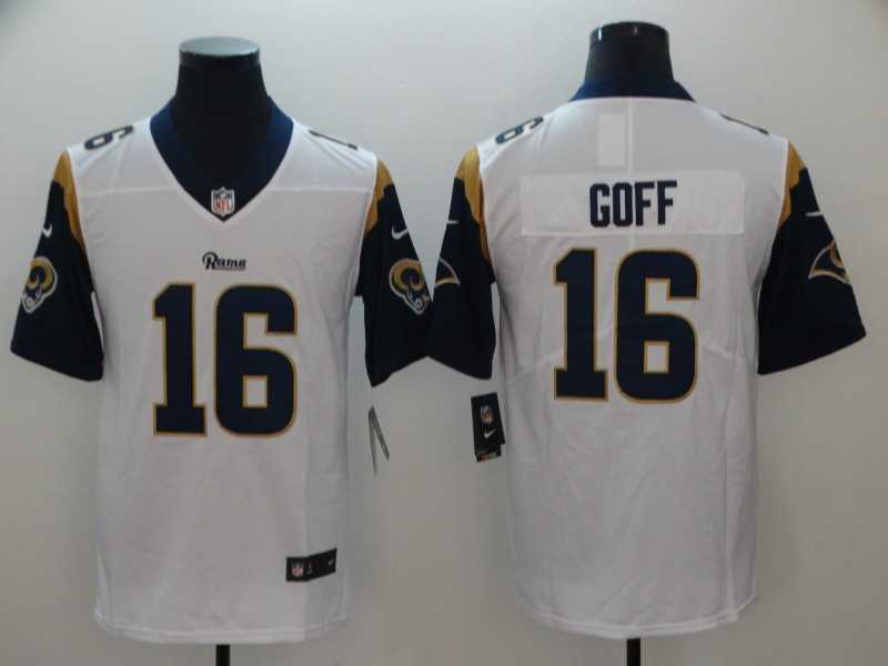 Nike Rams 16 Jared Goff White Vapor Untouchable Limited Jersey,We sell and wholesale Nike Rams 16 Jared Goff White Vapor Untouchable Limited Jersey on line form chian!